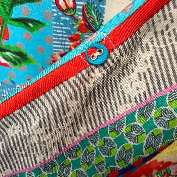 Johnny Was Colorful Floral Pattern Blouse - Picture 5 of 6